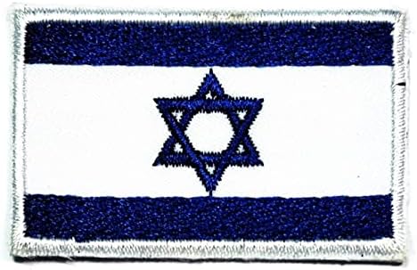 Kleenplus 2kom. 1. 2X2 INČA. Mini Izraelska Zastava Vezena Zakrpa Vojna Taktička Zastava Amblem Uniforma Šivajte Željezo Na Zakrpama