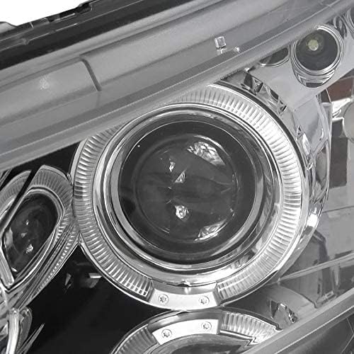 Carpartsinnovate za Honda 08-12 Accord 2dr Coupe Clear Lens LED Halo projektor farovi