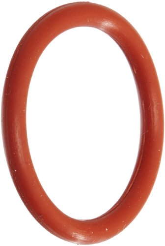 314 silikonski O-prsten, 70a Durometar, crveni, 3/4 ID, 1-1 / 8 OD, 3/16 Širina