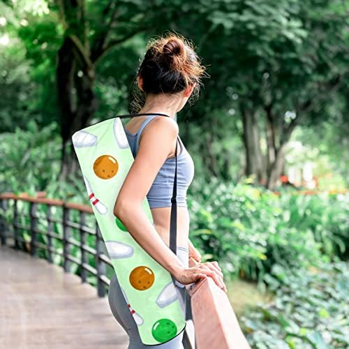 Kuglice i igle za kuglanje u boji torbe za prostirku za jogu sa punim patentnim zatvaračem torba za nošenje za jogu za žene i muškarce,