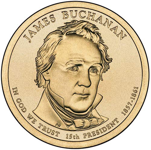 201 2010 D Pozicija satena Završnu završnu obradu James Buchanan Predsjednički izbor izbora za prijatre Neprikupan nas Mint