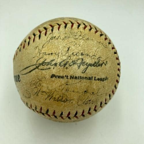 1928 Bruklin Dodgers tim potpisao bejzbol Dazzy Vance Max Carey Bancroft JSA - AUTOGREMENA BASEBALLS