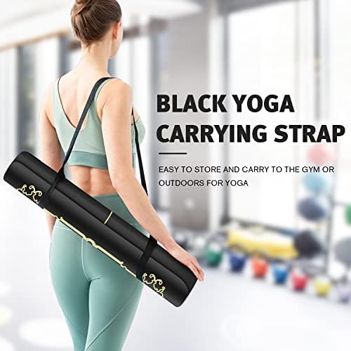 Yoga Mat non Slip, ekološki prihvatljive gumene prostirke za teretanu ,putna prostirka za jogu sa trakom za nošenje, prostirke za