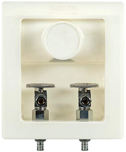 Water-Tite 87828 ugaona stop priključna kutija-Četvrtokretni Hromirani ventili bez olova, 1/2-inčni ASTM F1807 priključak