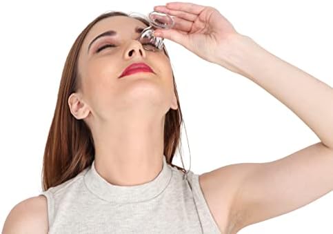 WholeLifeobject Cup staklene oči sa inženjerskim dizajnom za uklapanje očiju za efikasno čišćenje očiju - obruč u obliku očiju, Snug fit - prozirni -1pcs