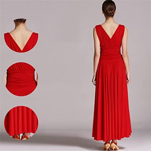 JKUYWX Ballroom Standardna haljina za plesnu haljinu Žene Waltz Dance Konkurencija Kostim Ballroom Dance Haljina