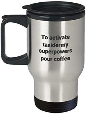 Taxidermy putna krigla - smiješan sarkastični termalni izolirani od nehrđajući čelik Superfower poklon za kafu