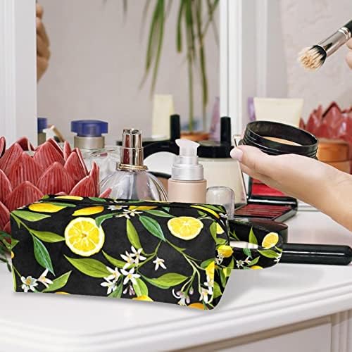 Viseća toaletnu vrećicu, prenosivi organizator šminke, kozmetički držač za set četkica, voće cvijeća limuna