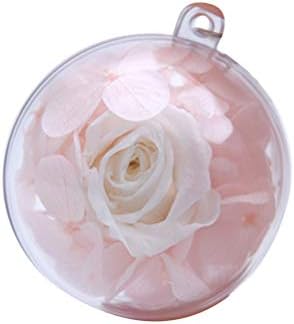 KESYOO MINI ROSE CLOUS CLOULL kuglica minijaturna ruža cvijeća kuglastice Kreativna torba Viseća dekor Dekor Declos Decour Phove PinkValentinovo