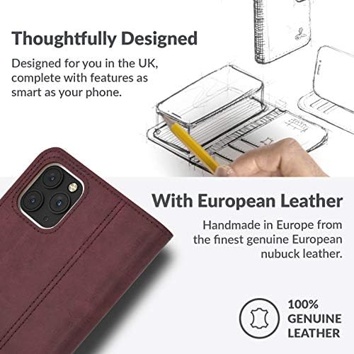 Snakehive iPhone 12 Pro Vintage Wallet || torbica za telefon od prave kože / / prava koža sa postoljem za gledanje & amp; 3 držač