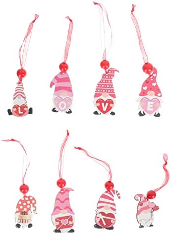 8 komada Izvrsni festivalski privjesci Drveni lisični privjesci za lutke za lutke Valentine Favori