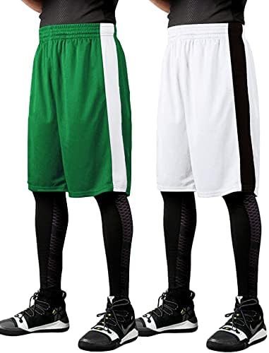 Coofandy muške šorc od 2 komada za košarke suha fit mrežica vježbanje trčanja Aktivne atletske šorc sa džepovima