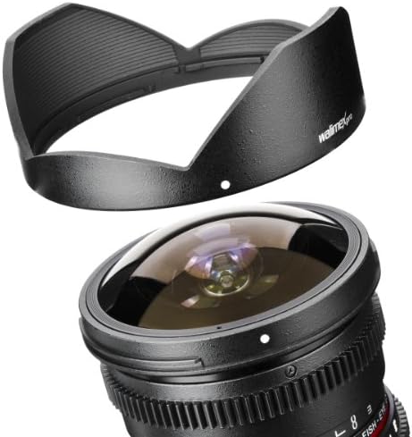 Walimex Pro 8mm f / 3.8 VDSLR Fisheye Lens verzija II za Canon EF
