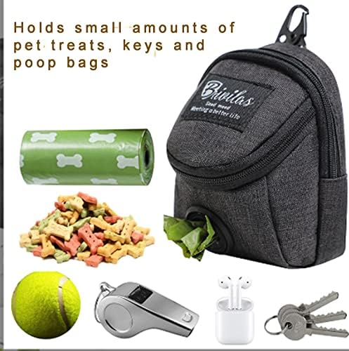 Držač torbe za pseće Kakice za pričvršćivanje na povodac+8 rolni vrećica za pseće Kakice, dozator za smeće za kućne ljubimce