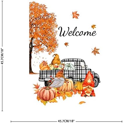 Sezonski ukras za dobrodošlicu Početna Dekoracija Zid Mural Jesen Pumpkin Zahvatljivi kamion Zidne naljepnice za pozadinu Dječja soba