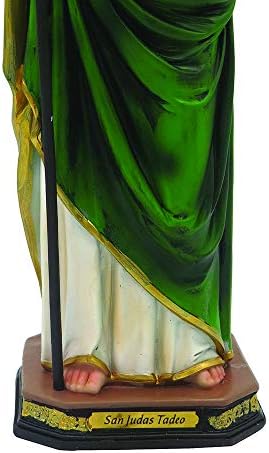 15 inča Saint Jude San Judas Tadeo St Santo Christian Decor Religiozni kip Katolički poklon Pilgrem skulpture Kućni kapel Figurine