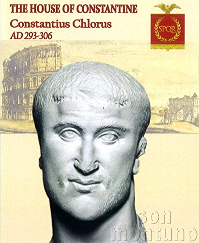Constantius i Chlorus - drevni rimski brončani novčić u mapi sa certifikatom autentičnosti - sin Konstantina Veliki Constantuius the