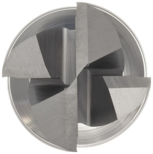 Melin Tool CC-E Cobalt Steel kvadratni nosni mlin, Weldon Shank, TiCN Monoslojna završna obrada, 30 stepeni spirale, 4 Flaute, 3.5000