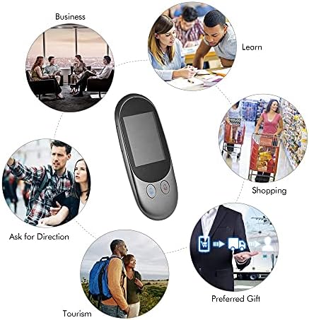 ZCMEB Smart Voice Translator Device 40 jezici 2.4 Inch Touchscreen punjivi F1A sa kamerom