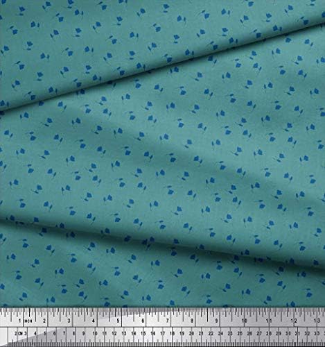 Soimoi pamučni dres listovi tkanine & amp; Floral Shirting fabric Prints by Yard 58 inch Wide