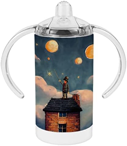 Nouvolgo Artwork Sippy Cup-Anime Baby Sippy Cup-Night Sky Sippy Cup