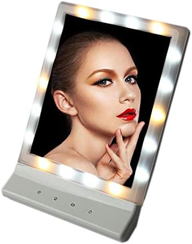 ogledalo za šminkanje ogledalo - sa svetlom, desktop ogledalo za zidno ogledalo ogledalo za lepotu USB napajanje prenosivo ogledalo
