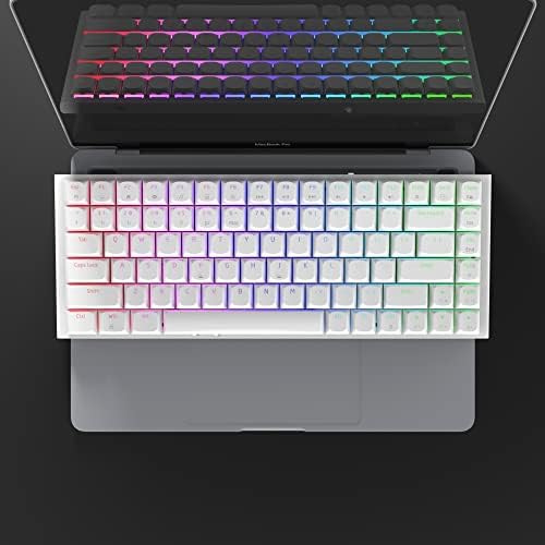 Womier LK84 75% mehanička tastatura bežična, tastatura niskog profila, RGB tastatura za igre, 84 tastera Trostruki režim 2.4 G / Type-C
