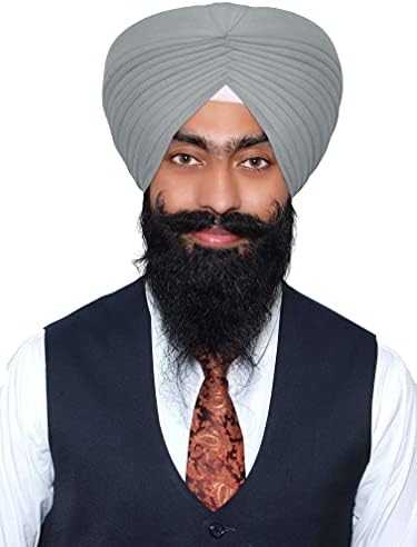 Sharvgun Sikh Turban Patka Indijski Sardar Pagri Pamuk Punjabi Safa 5 MTR Crna