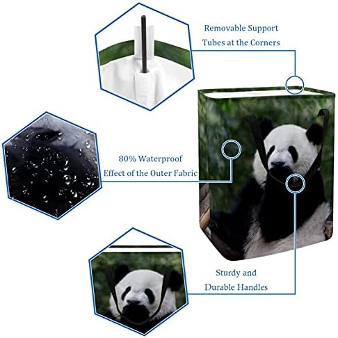 Panda životinjska korpa za veš velika Platnena torba za organizatore korpa sklopiva korpa za veš sa ručkama