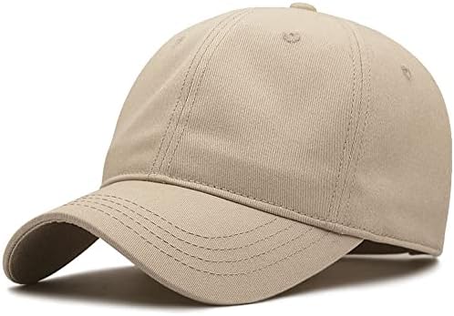 XXL 62-65cm tata šešica prevelika nestrukturirana pamučna bejzbol kapa za veliku glavu