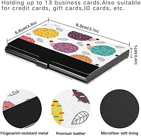 Šareni ježevi držač za vizit karte za žene i muškarce torbica za držač vizitkarte sa kožnom kretid karticom lična karta Organizator