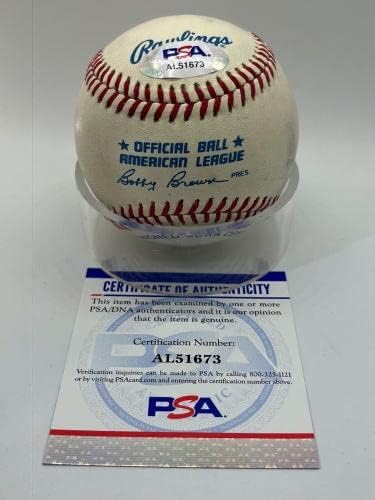 Oriori Scott Erickson Twins potpisali su službeni autografa MLB bejzbol PSA DNK - autogramirani bejzbol