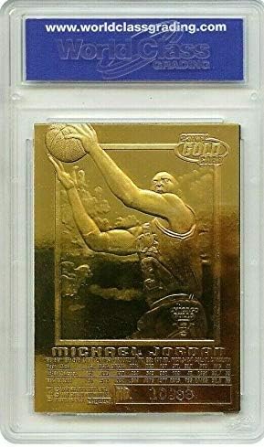 Michael Jordan 1996-97 vjerodajnica EX-2000 serija serije Signature GEM-MT 10 Refraktor 23-KT Gold Card!