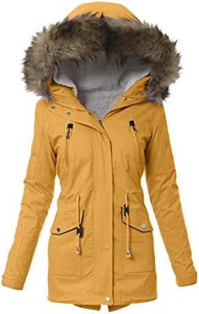 Ženske zimske kapute, žene zimski kaputi plus veličina debela runa plišana PARKA jakna topli dugi lažni kaput od krzna