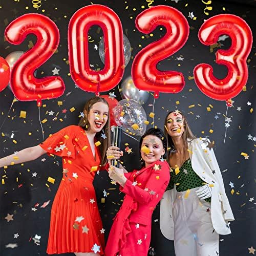 Balon za diplomiranje 2023 40 inča, veliki gigant 2023 folija baloni brojevi dekoracije za maturu potrepštine za zabavu za maturu