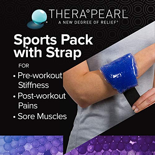 TheraPearl-14070 toplo hladno pakovanje za višekratnu upotrebu sa remenom, pakovanje leda sportske veličine sa gel perlicama, 11 x
