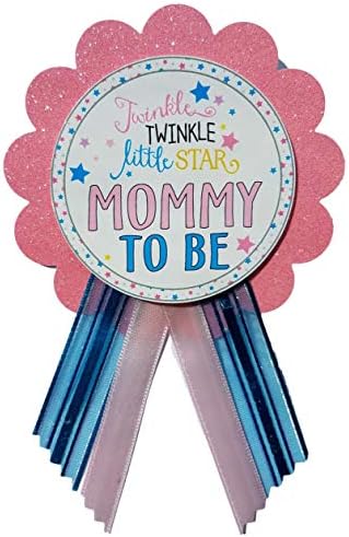 Mama & amp; tata da bude Pink Twinkle Little Star Baby tuš igle za roditelje da nose, roze & amp; plava, to je djevojka Sprinkle