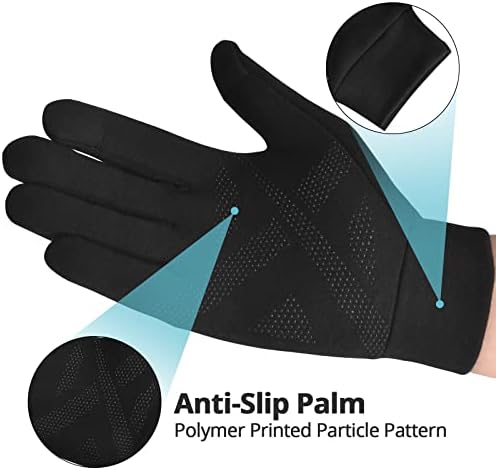 Extremus zimske rukavice za muškarce i žene, rukavice za trčanje sa ekranom osetljivim na dodir, Anti-Slip Palm tople rukavice za