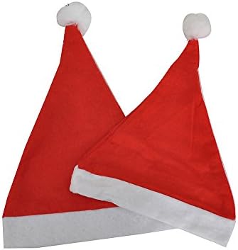 10kom Božićna zabava Santa šešir crvena i za Santa kostim šešir