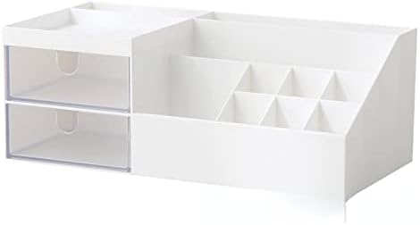 Saxtzds desktop Cosmetics kutija za odlaganje otpornih na prašinu polica za usne kutija za doradu plastičnih fioka za domaćinstvo