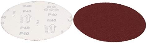 NOVO LON0167 40 Grit je predstavljen 7-inčni promjer prečnika Pouzdani efektivni brusni papir Kuka za spuštanje diska 30 kom