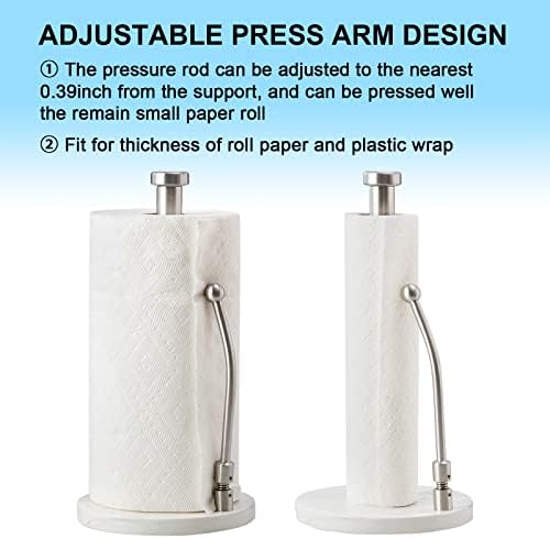 Držač kuhinjskih papirnih ručnika-LUKA keramička Ponderirana baza moderni papirni ručnik koji stoji za standardne & amp; Jumbo rolne;