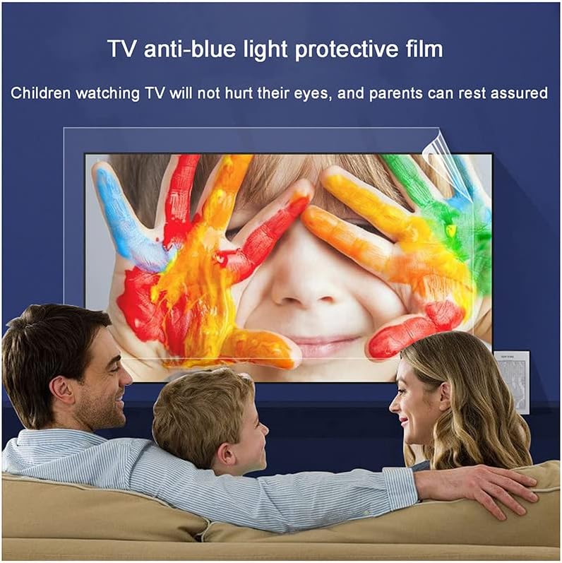 Aizyr Anti Glare TV zaštitnik ekrana za LCD od 75-85 inča, LED standardni i zakrivljeni ekran, Filter protiv plavog svjetla, matirana površina protiv ogrebotina,85 inča 1902X1089 mm