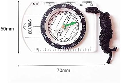 Jahh kompas Transparent plastični kompas proporcionalni otisak stopala na otvorenom kampiranjem planinarskih kompasa