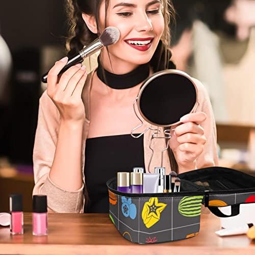 Yoyoamoy Travel Makeup Organizator, vodootporna kozmetička toaletna torba sa ručicom, velika šminka za teen Girls Dame Charperi Flourful