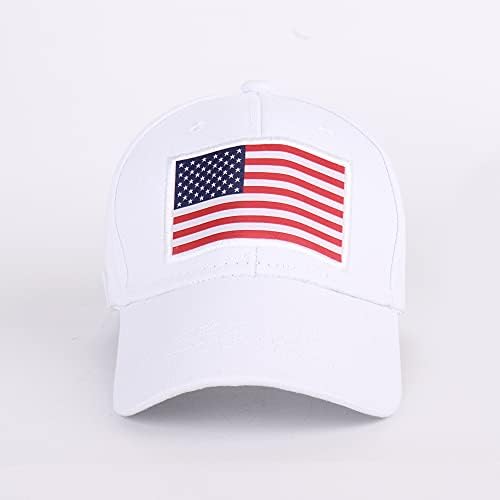 LANGZHEN šeširi američke zastave za muškarce i žene bejzbol kapa sa američkom zastavom Podesiva kapa na otvorenom kamiondžija Snapback šešir