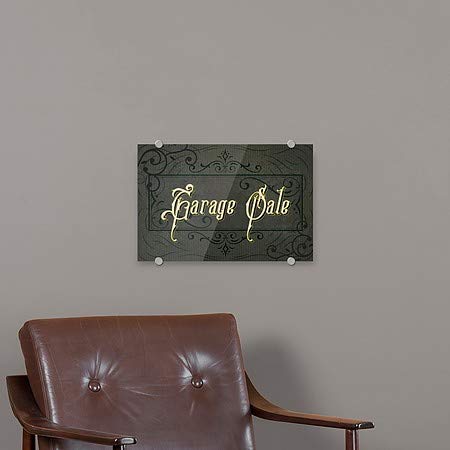 CGsignLab | Garaža Prodaja -Victorian Frame Premium akrilni znak | 18 x12