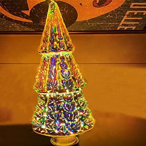YDJoo 3d vatromet sijalice 4W božićno drvo LED Vintage Edison sijalica 3D efekat vatrometa vitraž sijalica toplo Bijela 2700k dekorativna