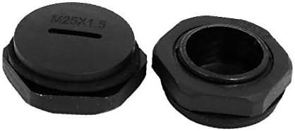 X-dree M25X1,5mm najlonski muški navojni kabel za vijak za vijak crna crna 20pcs (novi LON0167 M25x1,5mm Nylon Featured muški navojni