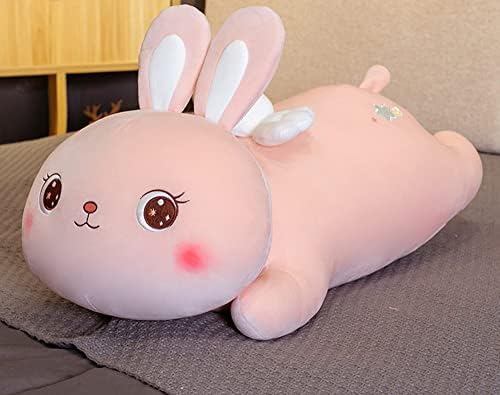 Joson 20 inčni Pink Bunny plišani jastuk za životinje, slatka zeko lutka plišana igračka, uskršnja, božić, rođendanski poklon